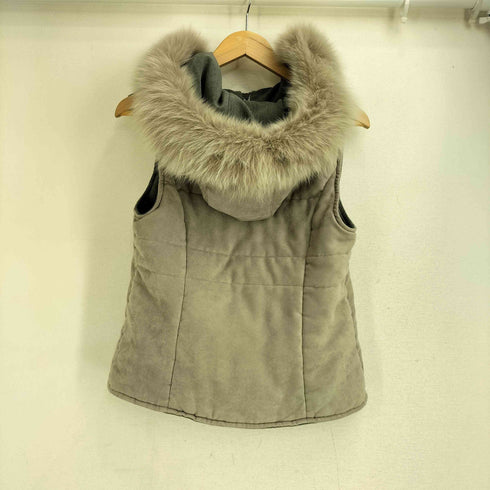 ダブルスタンダードクロージング DOUBLE STANDARD CLOTHING フォックスファー ダウンベスト レディース JPN:36